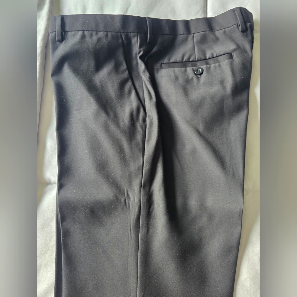 Black Dress Pants Alberto Cardinali Size 36/30 - Picture 8 of 8